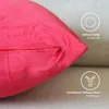 Lionmood Premium Samt Kissenbezug Rot 50x50cm -1er- Velvet Produktbild-Vorschau 7