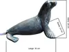 Seehund Wasserspeier solarbetrieben – Teichfigur mit Produktbild-Vorschau 2