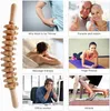 Faszienmassagegerät aus Holz, gebogene Massagerolle aus Produktbild-Vorschau 5