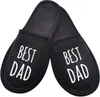 Textilpantoffeln mit der Aufschrift Best Dad 43-44 Produktbild-Vorschau 1