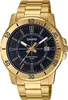 A close-up studio shot of a gold Casio watch with a black dial. Náhled obrázku produktu