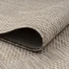 Outdoor Teppich Wetterfest 160x160 Rund Beige für Camping Produktbild-Vorschau 5