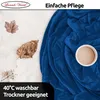 Fleece Kuscheldecke 150x200 cm Flauschiges Polyester Produktbild-Vorschau 5