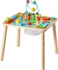 Tavolo attività in legno SucceBuy per bambini, tavolo Anteprima dell’immagine prodotto 1