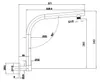 Sapho Duscharm rund hoch, 370mm, Chrom Produktbild-Vorschau 3