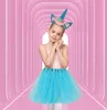 KIK - Karnevalskostüm Einhorn Stirnband + Rock blau 3-6 Produktbild-Vorschau 9