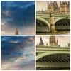 Wanduhr - Quadrat - Glasuhr - London büro parlament gebäude Produktbild-Vorschau 8