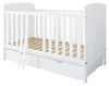 ZEE Weiß Babybett 140x70 cm PHILIP 3in1 mit 2 Schubladen Produktbild-Vorschau 5
