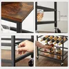 Barra su ruote per bottiglie e bicchieri 60 cm LOFT Anteprima dell’immagine prodotto 6