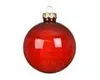 Weihnachtskugeln Glas 8cm 6 Stück - Transparent Ochsenblut Produktbild-Vorschau 2