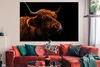 MuchoWow® Poster Schottisches Hochlandrind - Zunge - Nase Produktbild-Vorschau 2