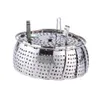 A stainless steel steamer basket is shown against a white background. Produktbild-Vorschau