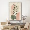 MuchoWow® - Leinwandbilder - Modern - Rosa - Grün - Natur - Produktbild-Vorschau 7
