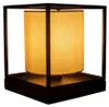 Lampe de table, textile blanc, noir, H 17 cm Voir les images du produit 12
