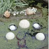 5er Set Teichdeko: 3x Schwimmkugeln Creme aus Keramik & 2x Produktbild-Vorschau 1