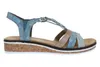 Rieker Damen Sandale blau kombi, Damen:41 EU Produktbild-Vorschau 83