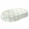 Tischdecke Wachstuch Blumen Grau Robust Wasserabweisend Produktbild-Vorschau 1
