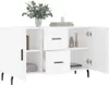 vidaXL Sideboard Weiß 100x36x60 cm Holzwerkstoff Produktbild-Vorschau 4