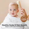 Baby Haarbürste Neugeborene Säugling Holz Babybürste Produktbild-Vorschau 3