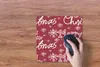 MuchoWow® Mauspad Mousepad Muster - Schnee - Weihnachten - Produktbild-Vorschau 3