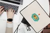 MuchoWow® Laptop Hülle 13 Zoll Roboter - Gesicht - Antenne Produktbild-Vorschau 2