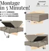 MKS MEBLE Boxspringbett Doppelbett AVERTA 160x200 Produktbild-Vorschau 11