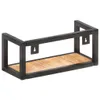 Eleganten-Stil Wandregale 2 Stk. 40 cm Raues Mangoholz Produktbild-Vorschau 5