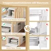 MODFU Hochbett Kinderbett 90x200 mit LED,Multifunktional Produktbild-Vorschau 6