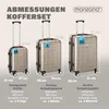 MONZANA® 3tlg. Kofferset Exopack TSA Schloss Hartschalen Produktbild-Vorschau 6