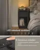 Dwa stoliki nocne z oświetleniem LED, model LET710B01, z Podgląd zdjęcia produktu 4