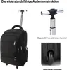 Zaino da viaggio con rotelle RHP Nero, 50x35x20 cm, 1,78 Anteprima dell’immagine prodotto 5