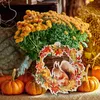 Holz-Türkranz Herbstdeko mit Eichhörnchen, Ø 29,5 cm Produktbild-Vorschau