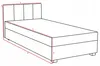 TAPCZANY24 - Boxspringbett Adel 120x200x42 cm mit Produktbild-Vorschau 2