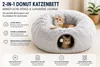 Katzentunnel Spieltunnel Katzenbett Katzenspielzeug mit Produktbild-Vorschau 2