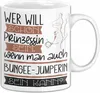 Bungee-Jumperin Tasse Geschenk Spruch Wer Will Schon Produktbild-Vorschau 1