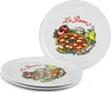 CreaTable, 24440, Milano La Pizza, Pizzateller 4-tlg, Produktbild-Vorschau 1