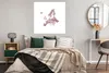 MuchoWow® Poster Karten - Europa - Aquarell - Lila 100x100 Produktbild-Vorschau 4