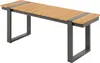 riess-ambiente Moderne Outdoor Sitzbank TAMPA LOUNGE 125cm Produktbild-Vorschau 6
