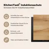 KitchenYeah® Kryt na sporák vzhled dřeva - hnědý - dřevo, Náhled obrázku produktu 6