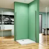 76x80x195cm Duschkabine Eckzugangstür mit Antikalkglas Produktbild-Vorschau 4