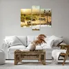Bild auf Leinwand - Leinwandbild - Safari Tiere - 95x80cm - Produktbild-Vorschau 6