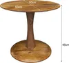 Couchtisch Vivian Ø50cm - Braun Produktbild-Vorschau 4