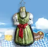 INGE-GLAS Weihnachts-Anhänger grünes Dirndl | IG-1-045-12 Produktbild-Vorschau 5