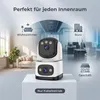 1080P IP Kamera Innen Dual-Linse, WLAN Überwachungskamera Produktbild-Vorschau 5