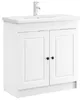 vidaXL Armario para debajo del lavabo, color blanco, 78,5 x Vista previa de la imagen del producto 3