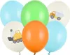 6 Motivballons - Ø 30cm - Construction vehicles Produktbild-Vorschau 1