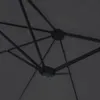 vidaXL Parasol double avec lampes LED Noir 449x265 cm Voir les images du produit 9