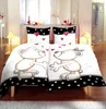Bettwäsche 135x200 cm Bärchen Partnerbettwäsche weiß rot Produktbild-Vorschau 3