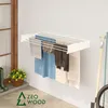 ZEO WOOD Wandwäschetrockner klappbar 120 cm, platzsparender Produktbild-Vorschau 5