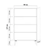 Skye Decor, Multibox - 729, credenza multiuso, rovere Anteprima dell’immagine prodotto 9
